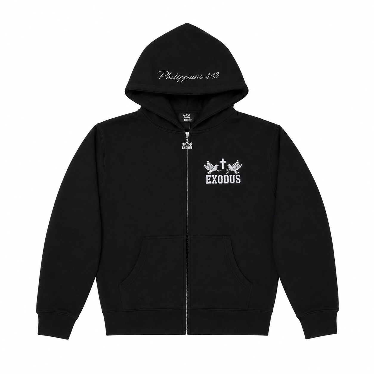 SIGNATURE PHILIPPIANS 4:13 ZIP UP HOODIE